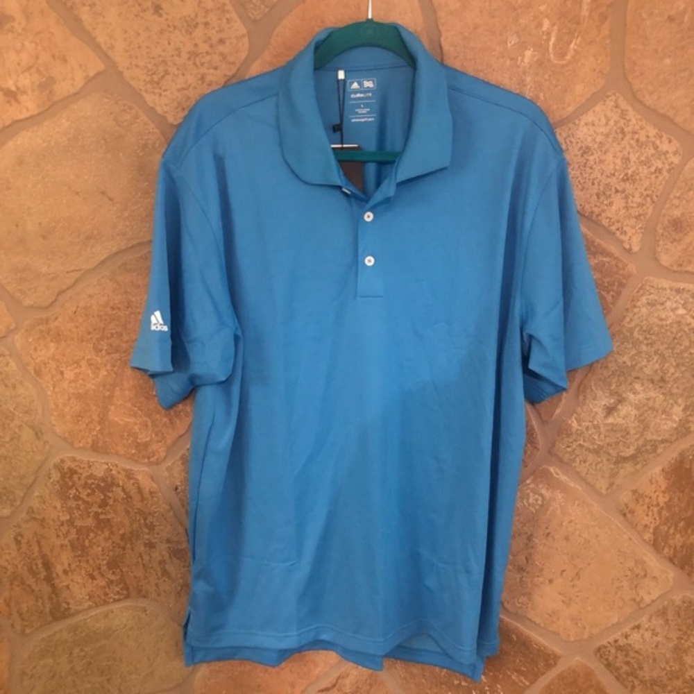 NWT Adidas Climalite Sport Polo Shirt. Size L